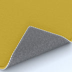 Mid Century Mod Mustard Yellow Solid Rug Gallery Image 4