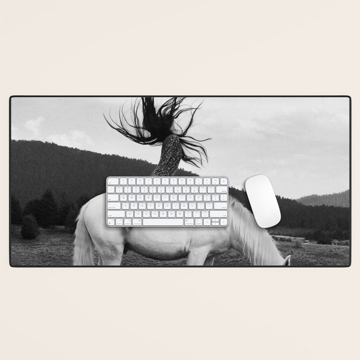 WILD HORSE GIRL Desk Mat Gallery Image 1
