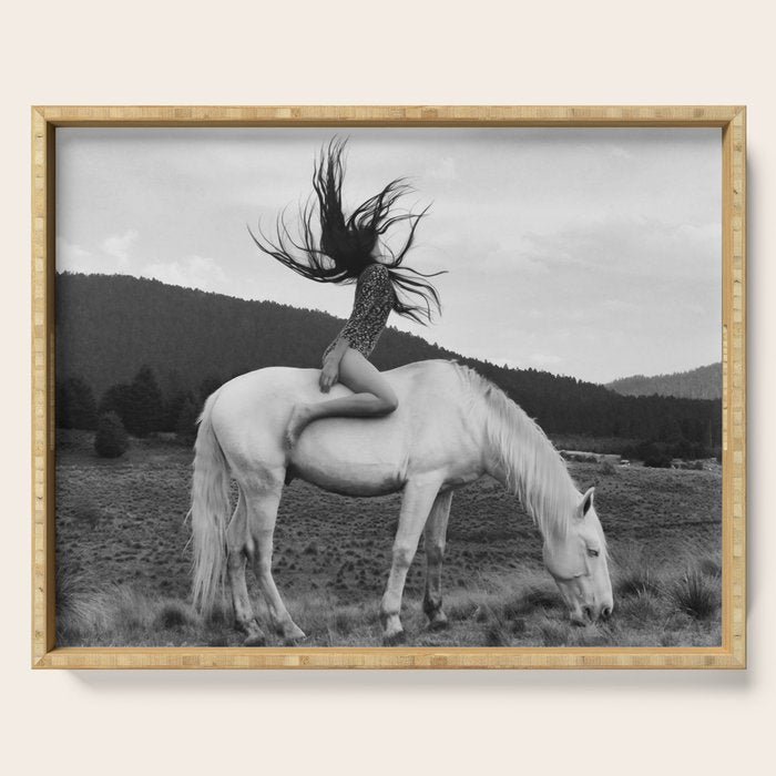 WILD HORSE GIRL Serving Tray Gallery Image 1