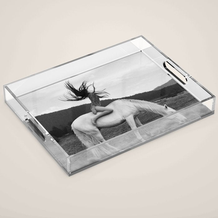 WILD HORSE GIRL Acrylic Tray Gallery Image 1