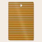 Dashed Lines (Golden Brown) Cutting Board Gallery Image 1