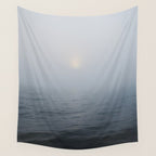 Solitude x Michigan photograph blue periwinkle water travel photo Wall Tapestry Gallery Image 4