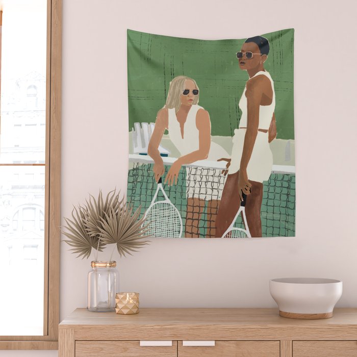 Tennis Wall Tapestry Gallery Image 2