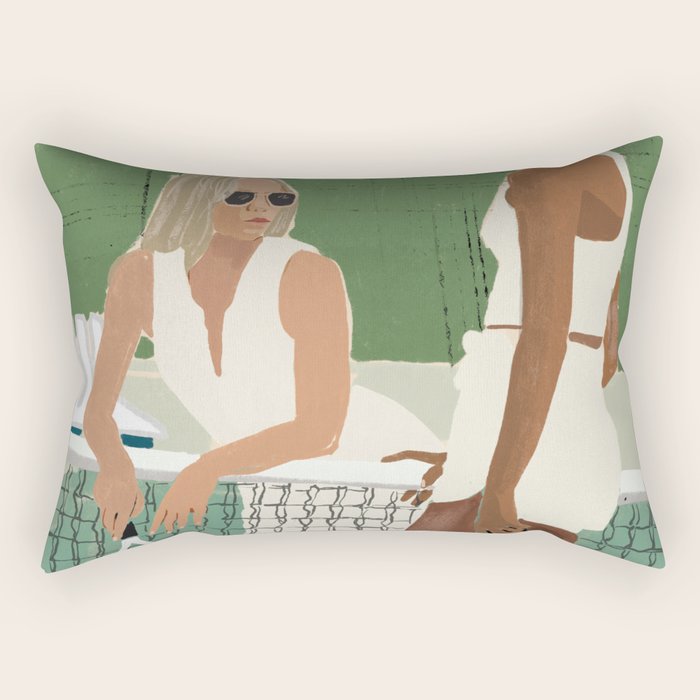 Tennis Rectangular Pillow Gallery Image 1
