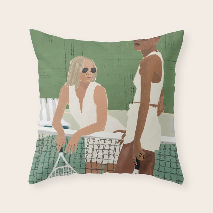Tennis Throw Pillow