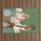 Tennis Outdoor Rug Gallery Image 1