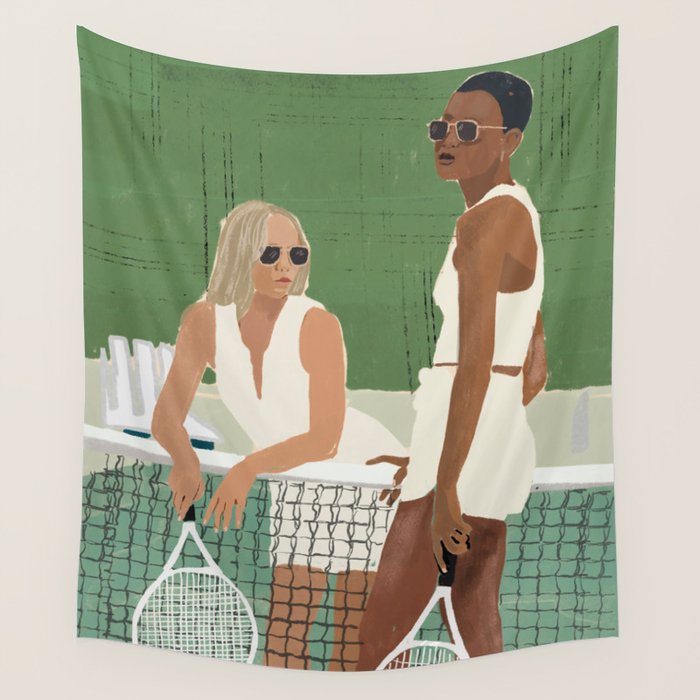 Tennis Wall Tapestry Gallery Image 4