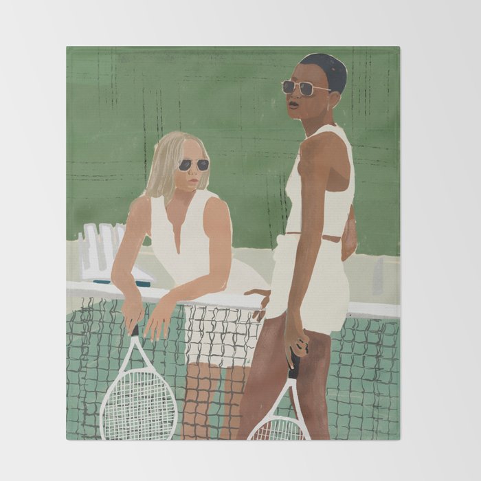 Tennis Throw Blanket Gallery Image 2