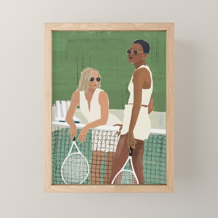 Tennis Mini Art Print Gallery Image 1