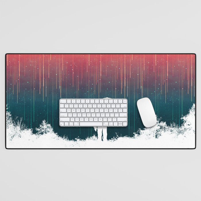 Meteoric rainfall Desk Mat Gallery Image 1