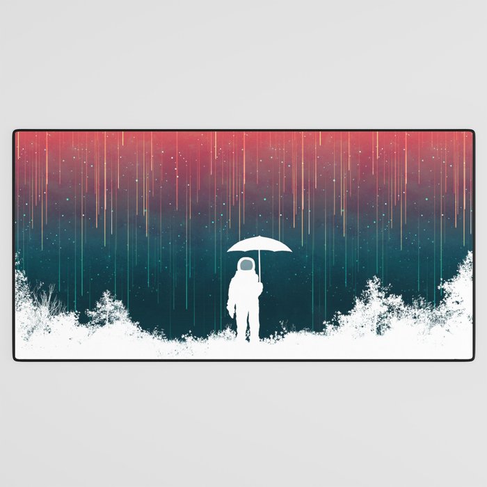 Meteoric rainfall Desk Mat Gallery Image 3