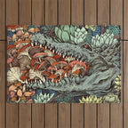 Flourish Outdoor Rug Gallery Image 1