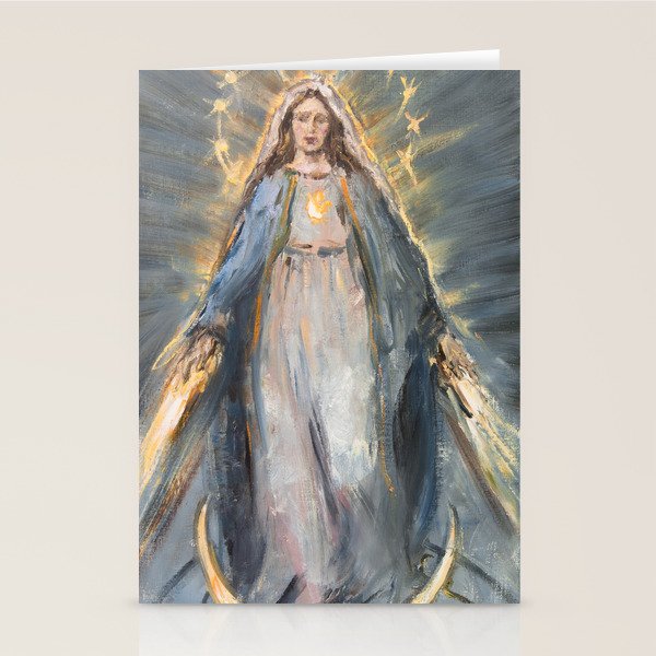 Our Lady of Graces. The Miraculous Medal II Stationery Card Gallery Image 2