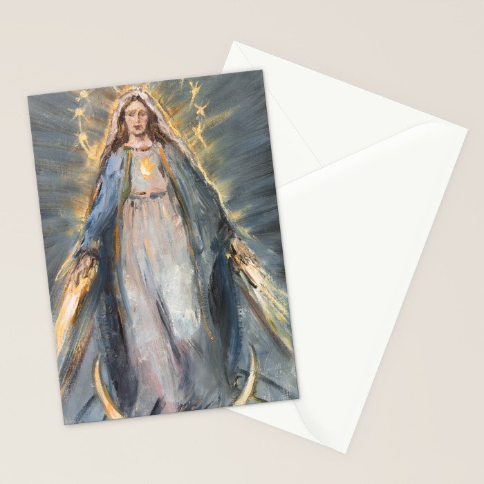 Our Lady of Graces. The Miraculous Medal II Stationery Card Gallery Image 2