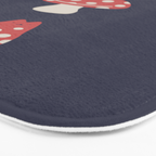 Cat and Plant 48: Cat Mushroom Bath Mat Gallery Image 3