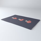 Cat and Plant 48: Cat Mushroom Rug Gallery Image 3