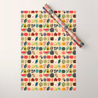 Fruit and Spice Rack Wrapping Paper Gallery Image 1