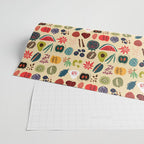 Fruit and Spice Rack Wrapping Paper Gallery Image 2