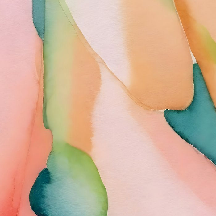 Blush Feathers, Soft Watercolor Pastel Petals, Bohemian Eclectic Minimal Painting Pink Blue Coffee Mug Gallery Image 2