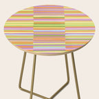 Summertime striped pattern Side Table Gallery Image 2