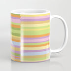 Summertime striped pattern Coffee Mug Gallery Image 1