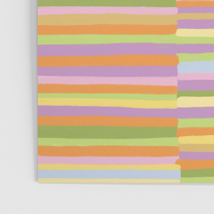 Summertime striped pattern Poster Gallery Image 3