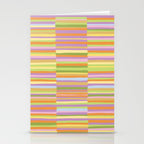 Summertime striped pattern Stationery Card Gallery Image 2
