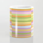 Summertime striped pattern Coffee Mug Gallery Image 4