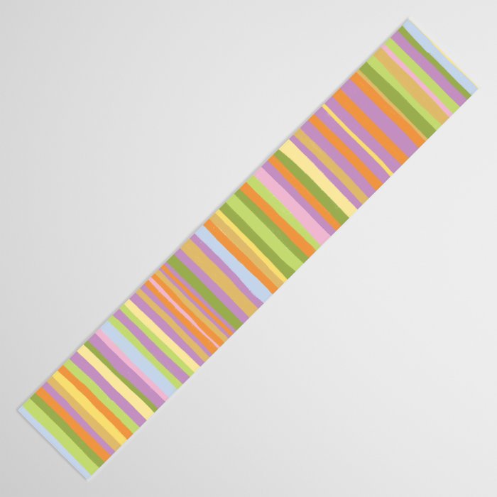 Summertime striped pattern Table Runner Gallery Image 3