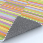 Summertime striped pattern Rug Gallery Image 4