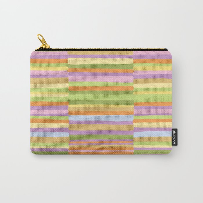 Summertime striped pattern Carry All Pouch Gallery Image 1