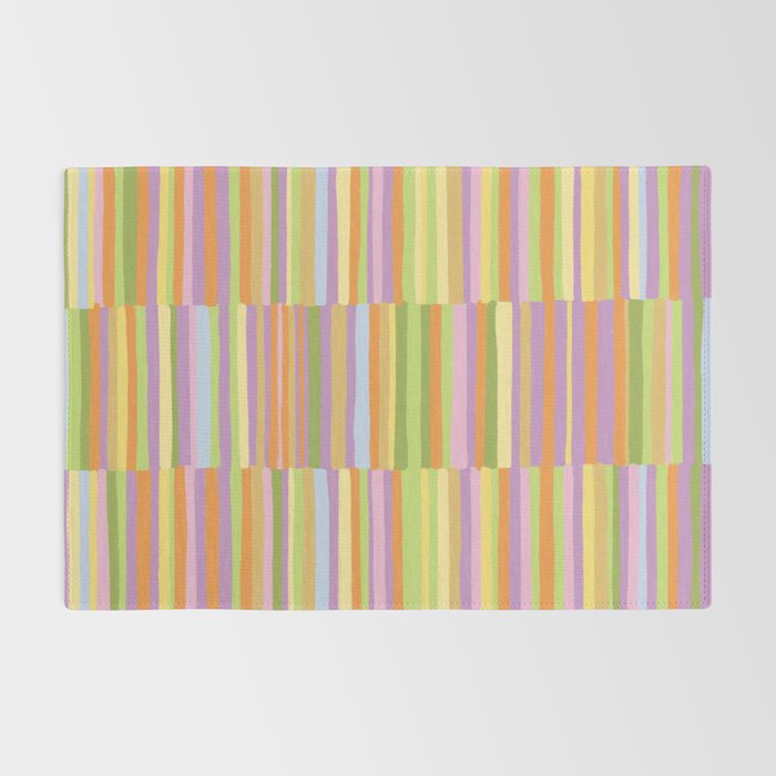 Summertime striped pattern Rug Gallery Image 2