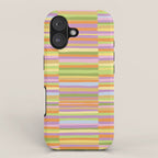 Summertime striped pattern iPhone Case Gallery Image 1