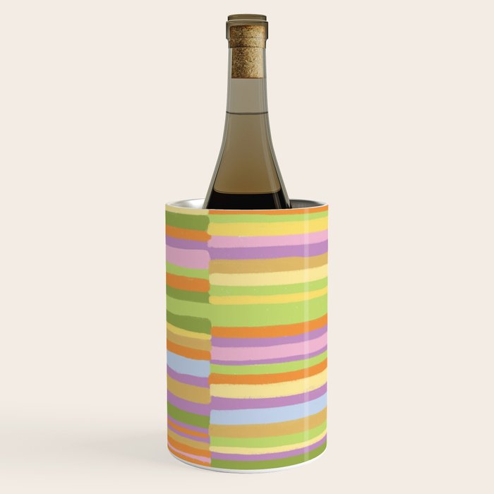 Summertime striped pattern Wine Chiller Gallery Image 3