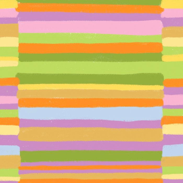 Summertime striped pattern Coffee Mug Gallery Image 2