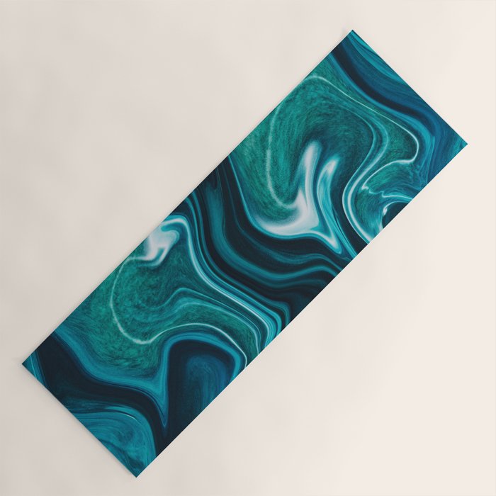 Gravity II - Abstract Marble Yoga Mat Gallery Image 1