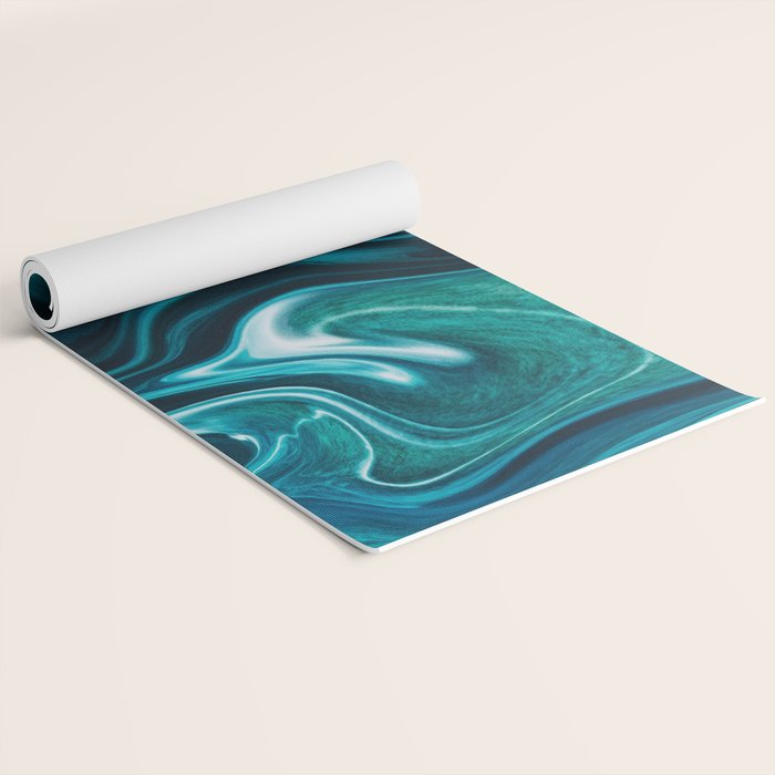 Gravity II - Abstract Marble Yoga Mat Gallery Image 2