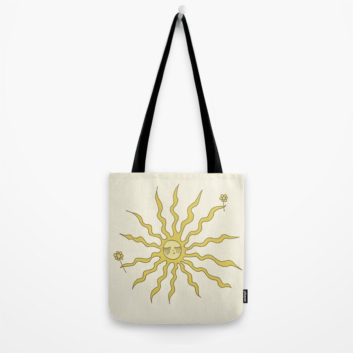 you are sunshine // retro art by surfy birdy Tote Bag Gallery Image 2