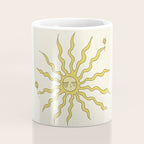 you are sunshine // retro art by surfy birdy Coffee Mug Gallery Image 4