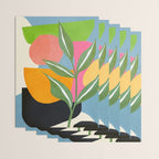 Minimal Modern Abstract Leaves 14 Wrapping Paper Gallery Image 3