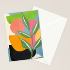 Minimal Modern Abstract Leaves 14 Stationery Card Gallery Image 2