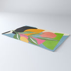 Minimal Modern Abstract Leaves 14 Rug Gallery Image 3