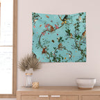 Monkey World Aqua Wall Tapestry Gallery Image 2