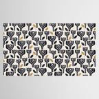 Scandinavian trees vintage structur Tablecloth Gallery Image 2