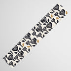 Scandinavian trees vintage structur Table Runner Gallery Image 3