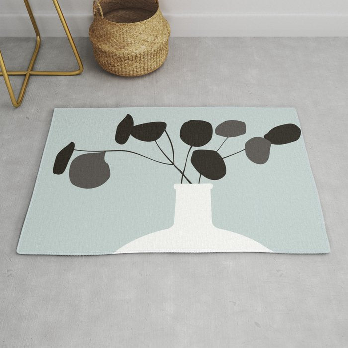 White Vase  Rug Gallery Image 1