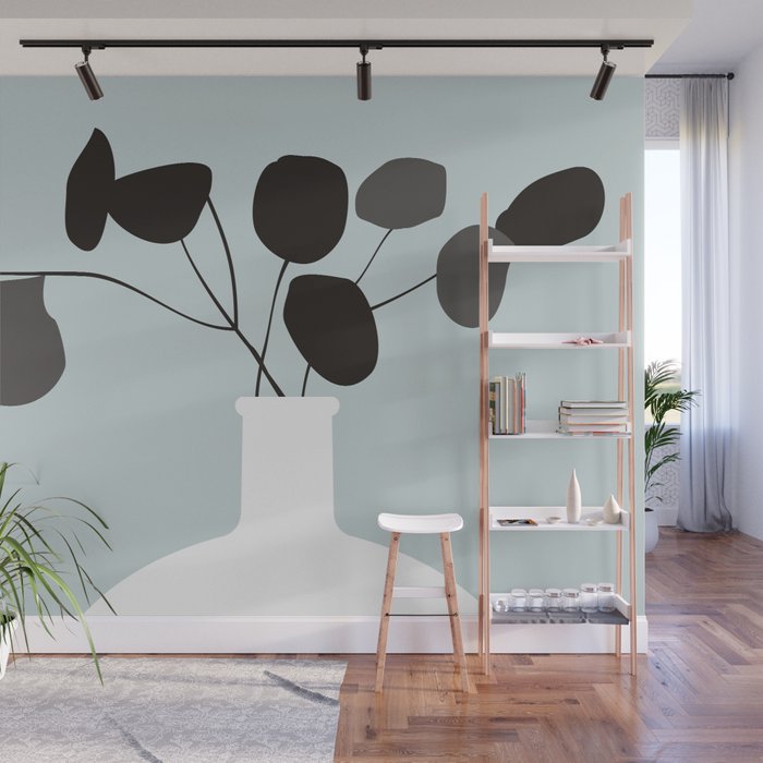 White Vase  Wall Mural Gallery Image 1