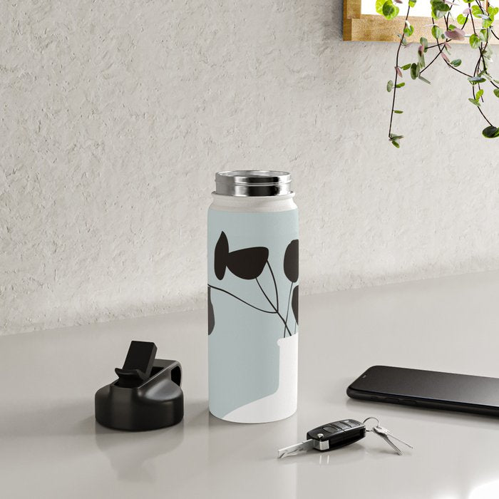 White Vase  Water Bottle Gallery Image 4