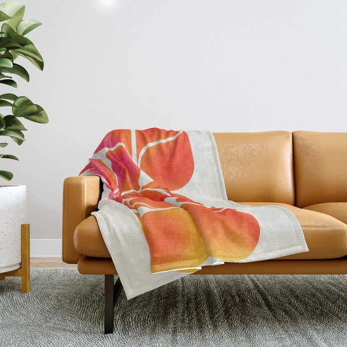 Gradient Playful Shapes  Throw Blanket Gallery Image 1