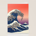 The Great Wave of Sloth Stationery Card Gallery Image 2